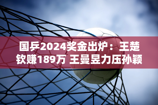 国乒2024奖金出炉：王楚钦赚189万 王曼昱力压孙颖莎 马龙太少