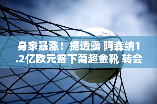 身家暴涨！据透露 阿森纳1.2亿欧元签下葡超金靴 转会费增加6倍 瞄准哈兰德