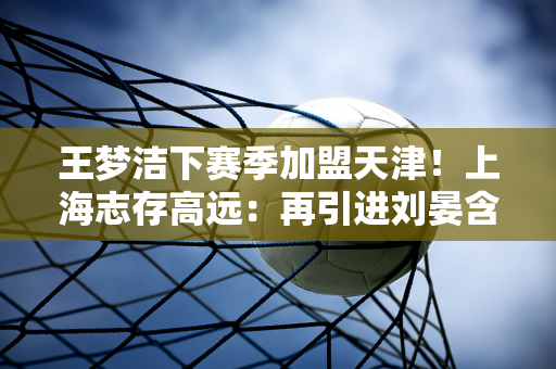 王梦洁下赛季加盟天津！上海志存高远：再引进刘晏含！未来可能引进朱婷