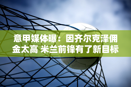 意甲媒体曝：因齐尔克泽佣金太高 米兰前锋有了新目标 希门尼斯