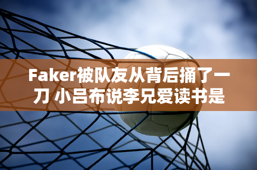 Faker被队友从背后捅了一刀 小吕布说李兄爱读书是骗人的 地下室的书架上满是灰尘